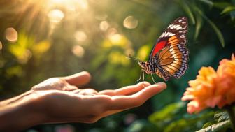 7 Bedeutungen davon, wenn ein Schmetterling auf dich landet – Spirituelle Botschaften der Natur