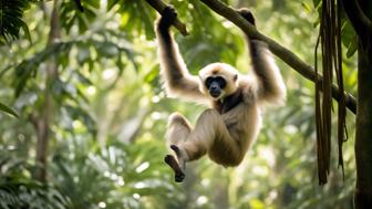 Affe Weißhandgibbon: Alles Wichtige über diese faszinierende Tierart