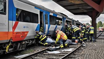 Arbeitsfahrzeug kollidiert mit Regionalzug in Fulda