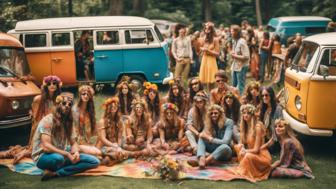 Die Hippiezeit: Eine Reise durch die bunte Kultur der 60er und 70er Jahre