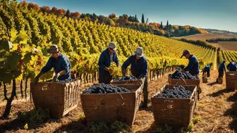 Die Weinernte: Ein Leitfaden für Traubenlese und optimale Erntezeiten