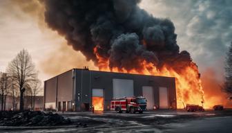 Hoher Sachschaden bei Brand in Industriebetrieb in Bad Hersfeld