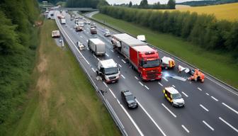 Lkw stößt bei Bad Hersfeld auf A4 mit Falschfahrer zusammen