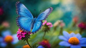Symbole Blauen Schmetterling Bedeutung: Die geheimnisvolle Welt der Spiritualität entdecken